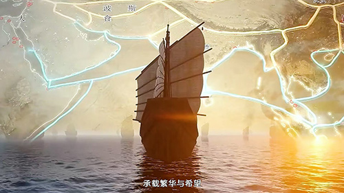 天津港机械示范